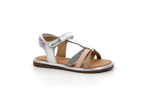 Sandálias de Menina MOD 8 Paradis Prateado (32)