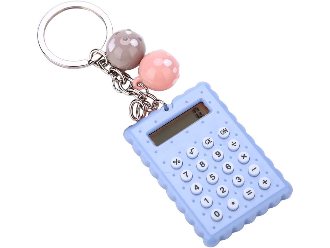 Calculadora De Chaveiro, Mini Calculadora Portátil De Chaveiro, Calculadora De Bolso Com Visor De 8 Gokoco