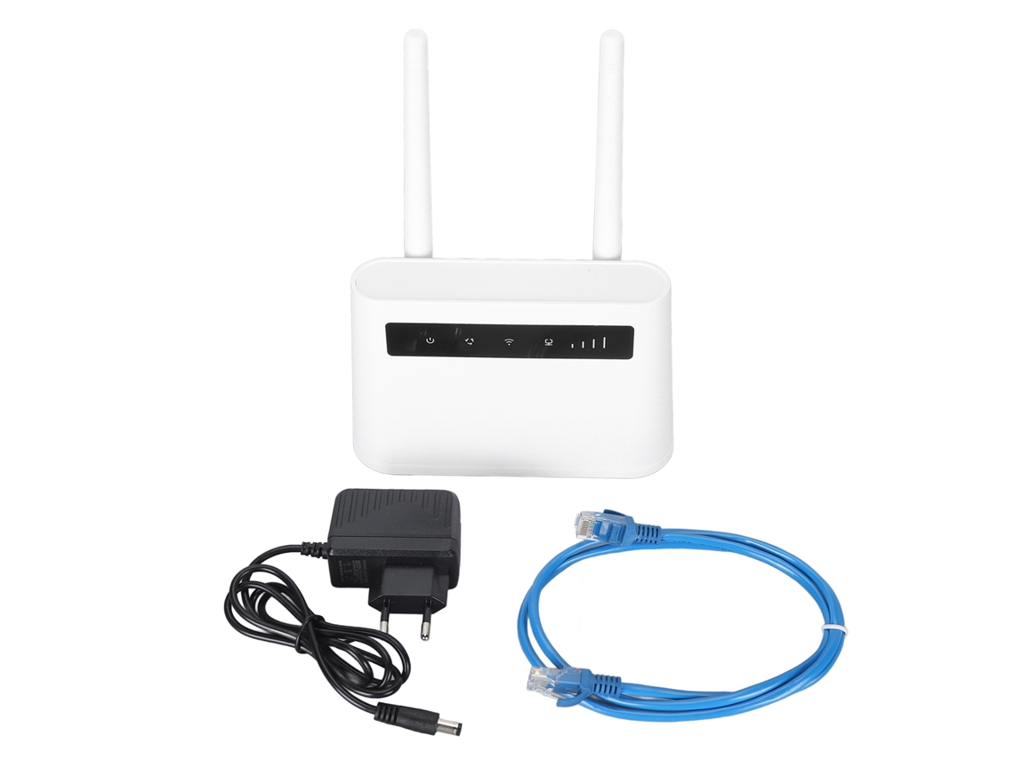 Roteador Wireless 4g Lte 300mbps Com Slot De Sim E Antena 2.5dbi Hotspot Wifi Móvel Para Europa 100-240v