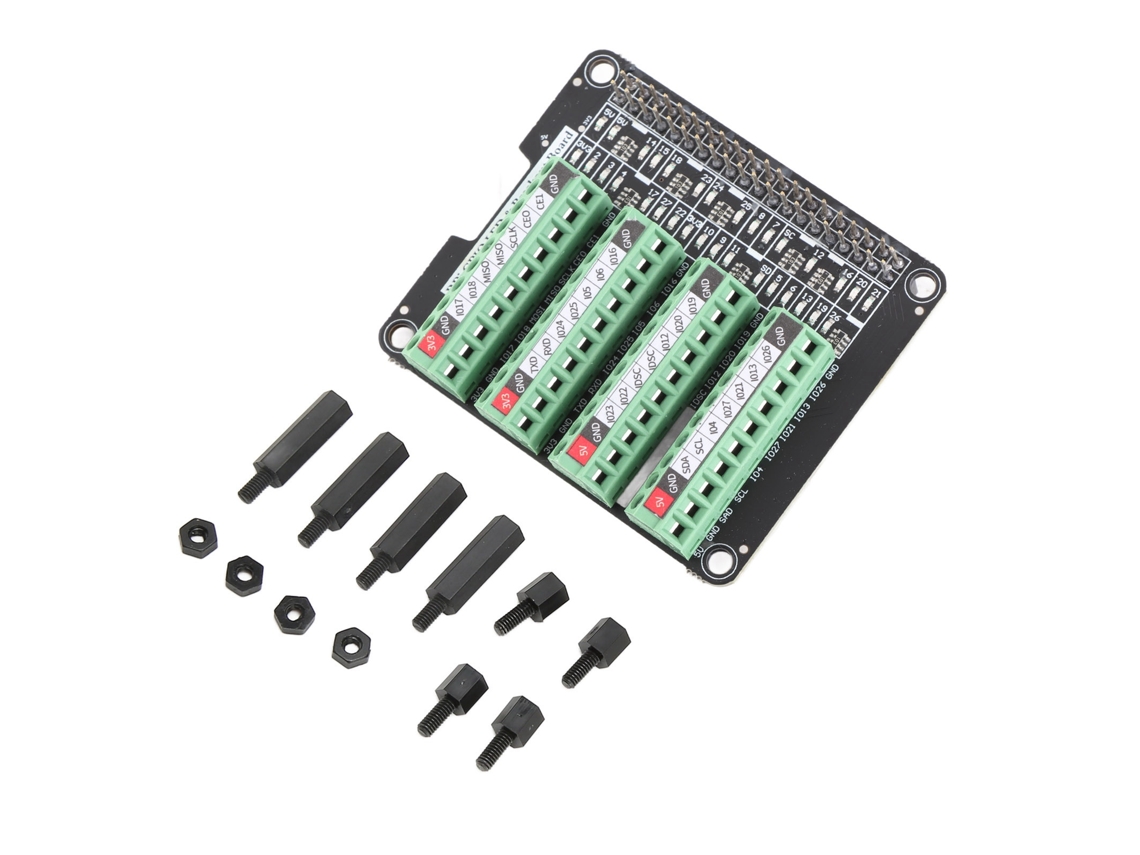 Placa De Terminais Lâmpada Led 3,3 V 3 A Módulo De Bloco De Terminais Para Rpi A3ab2b 3b 3b4b Slowmoose