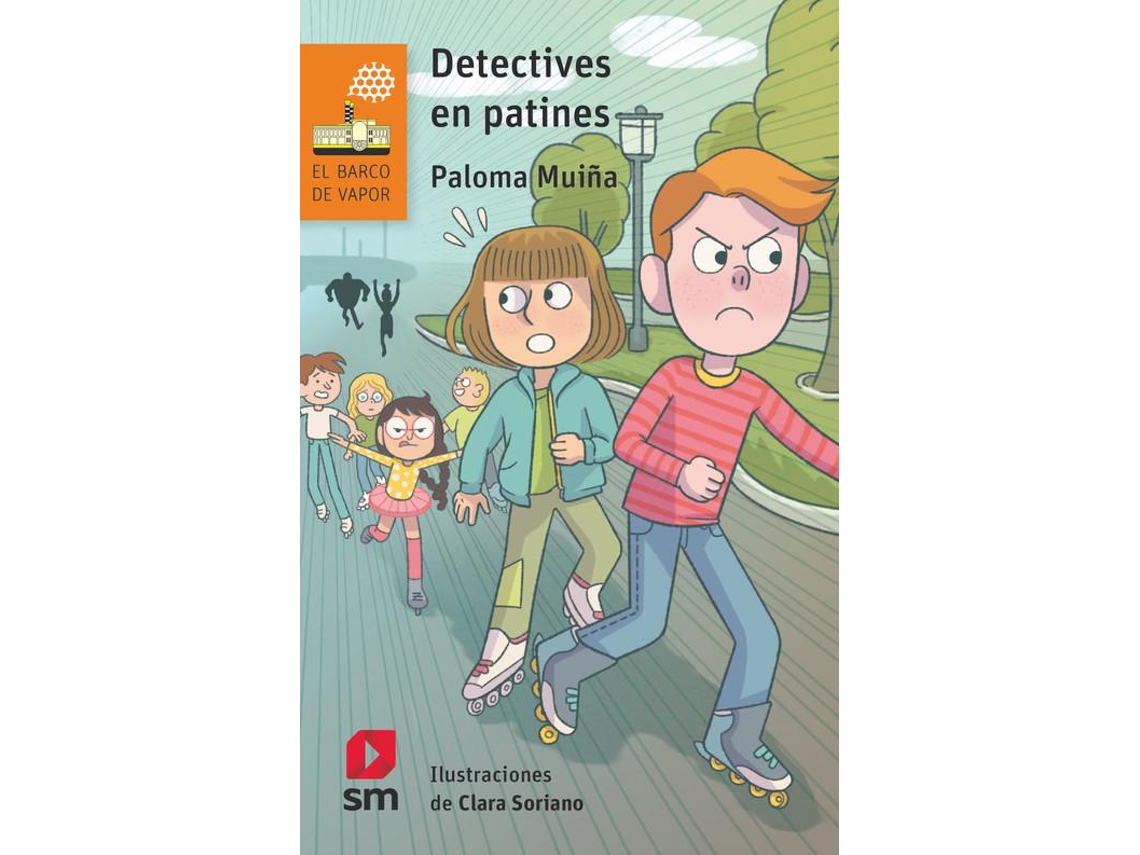 Livro Detectives en patines de Paloma Muiña Merino (Espanhol)