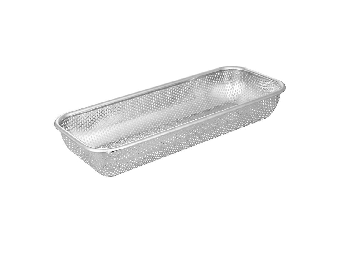 A Nova Cesta De Armazenamento De Aço Inoxidável 1pcs