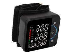 Monitor De Pressão Arterial De Pulso Com Display Led Digital, Recarregável, Automático, Com Memória Para 180 Leituras Ly Ebike