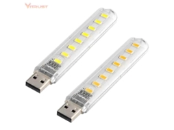 Lâmpada Noturna Led Usb Para Acampamento, Para Carregador Portátil, Pc E Laptop Olysi Shop