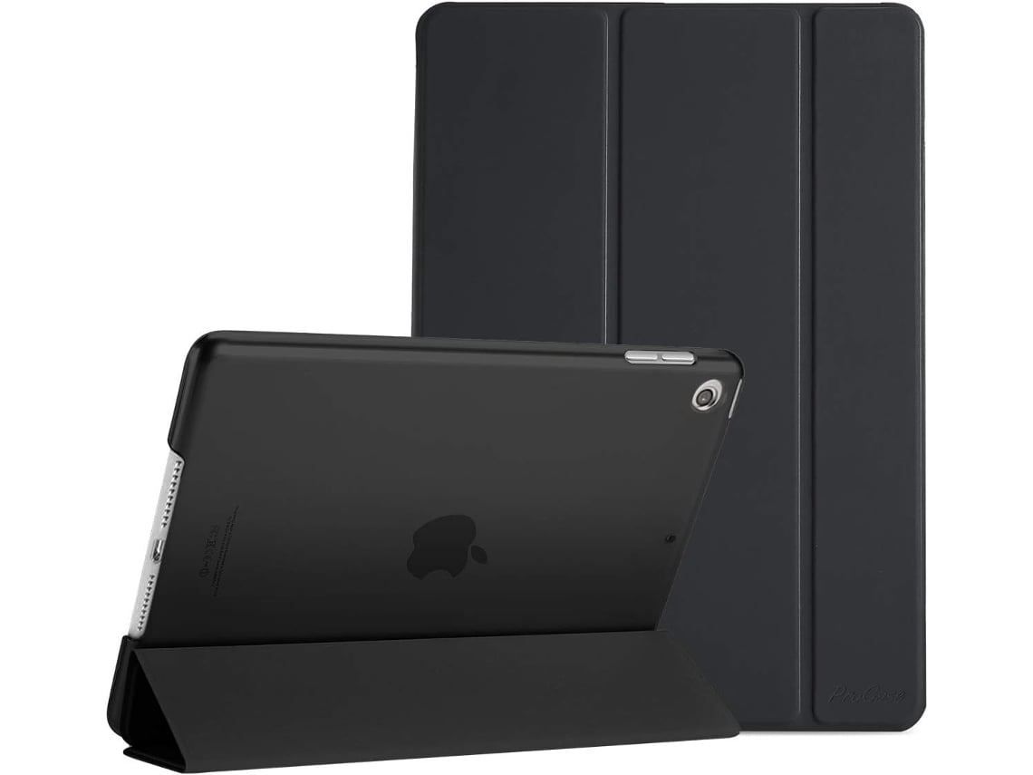 Capa Para Ipad De 9ª/8ª/7ª Geração 10,2 Polegadas , Protetora Fina E Leve Preta Tuotuo (2021, 2020, 2019)