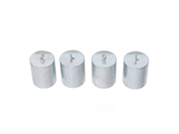 Conjunto de Pesos de Calibração de Aço Cromado 4pcs 200g S/MARCA para Experimentos