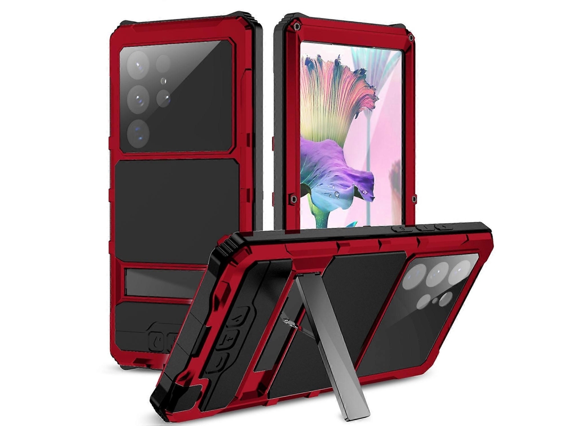 Capa De Celular À Prova Dágua, Poeira E Choque Para Samsung Galaxy S23 Ultra 5g R-just Rj-56 3ª Geração