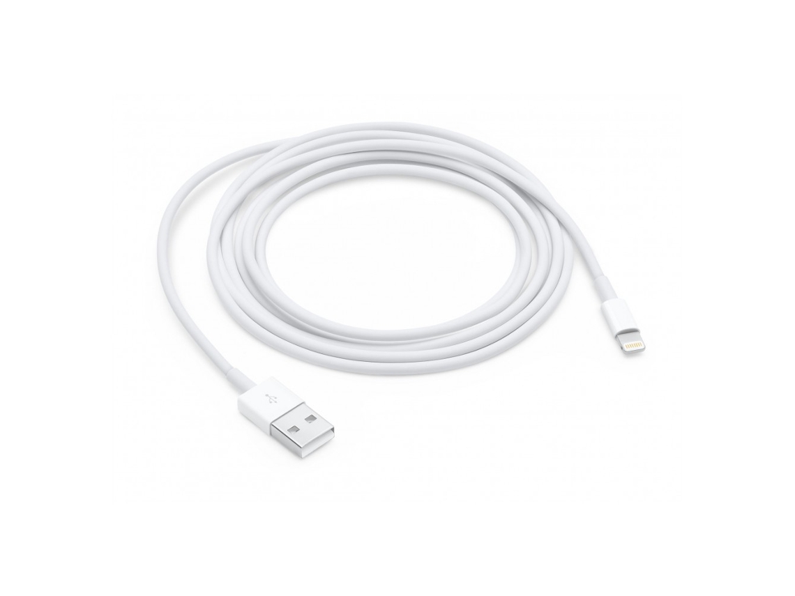 Cabo APPLE Lightning (iPad - USB - Lightning - Branco)