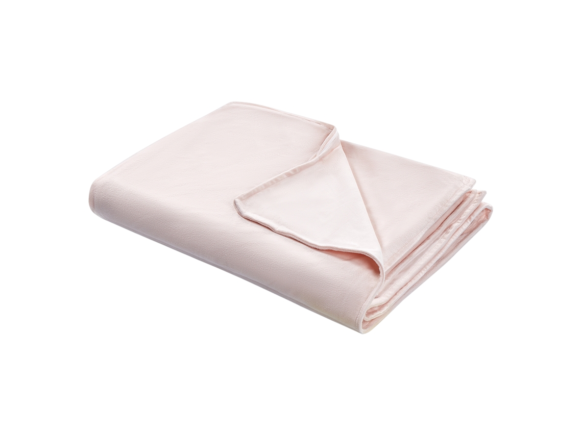 Funda De Manta Pesada Beliani Rhea De Poliéster Rosa