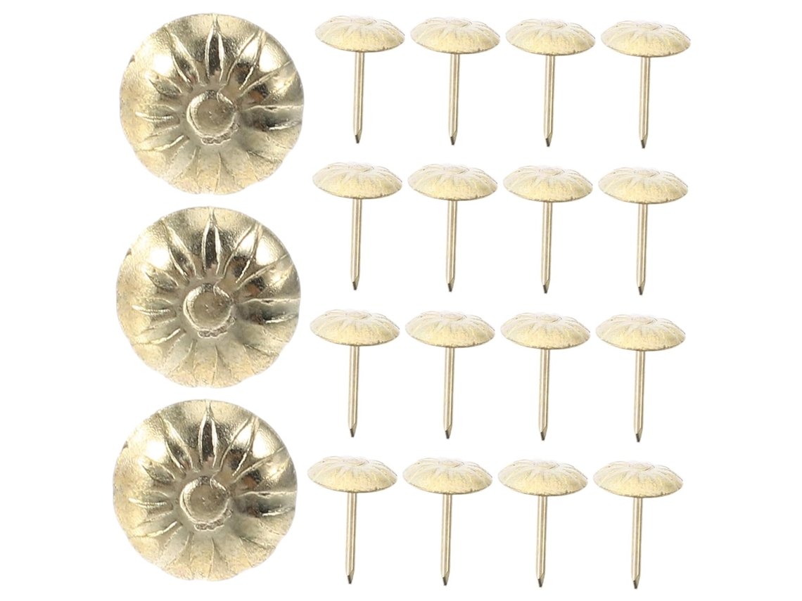 Ukcoco 200 Peças Tachas De Bolha Em Estilo Antigo Com Crisântemo Para