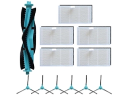 Kit De Substituição Do Filtro Da Escova Lateral Principal Para Aspiradores T20 Pro/t10 Lite Compatíveis Com Os Modelos S3/s3 Plus/r3/r3 Plus.