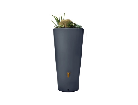 Deposito Vaso Gris Grafito
