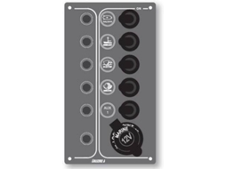 Painel LALIZAS Switch 5 Waterproof Switches & Automs 12V Cinzento