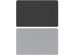 Tapete de silicone reutilizável para Pia com base antiderrapante para secar louças e painéis, e também para usar como forro.