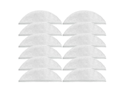 Conjunto de 12 Panos Limpeza Laváveis​​ para Aspirador Robô R1, Kit de Acessórios Reposição para Casa, Remove Poeira BRILVIBERA