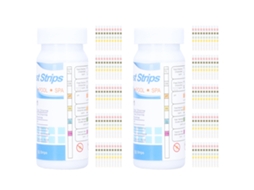 2 Garrafas Tiras de Teste Químico de Água 6 em 1 para Piscina e Spa S/MARCA