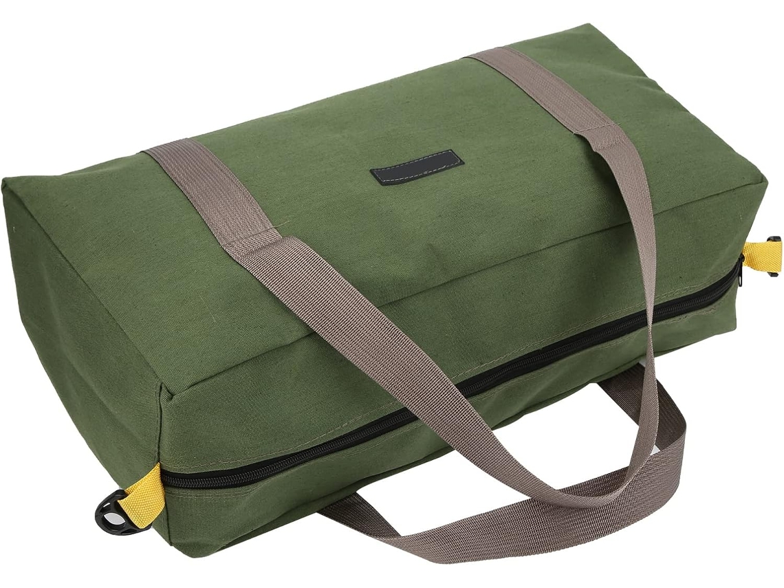 Bolsa organizadora de lona Zopsc para eletricistas, com 20 bolsos para ferramentas de reparo.