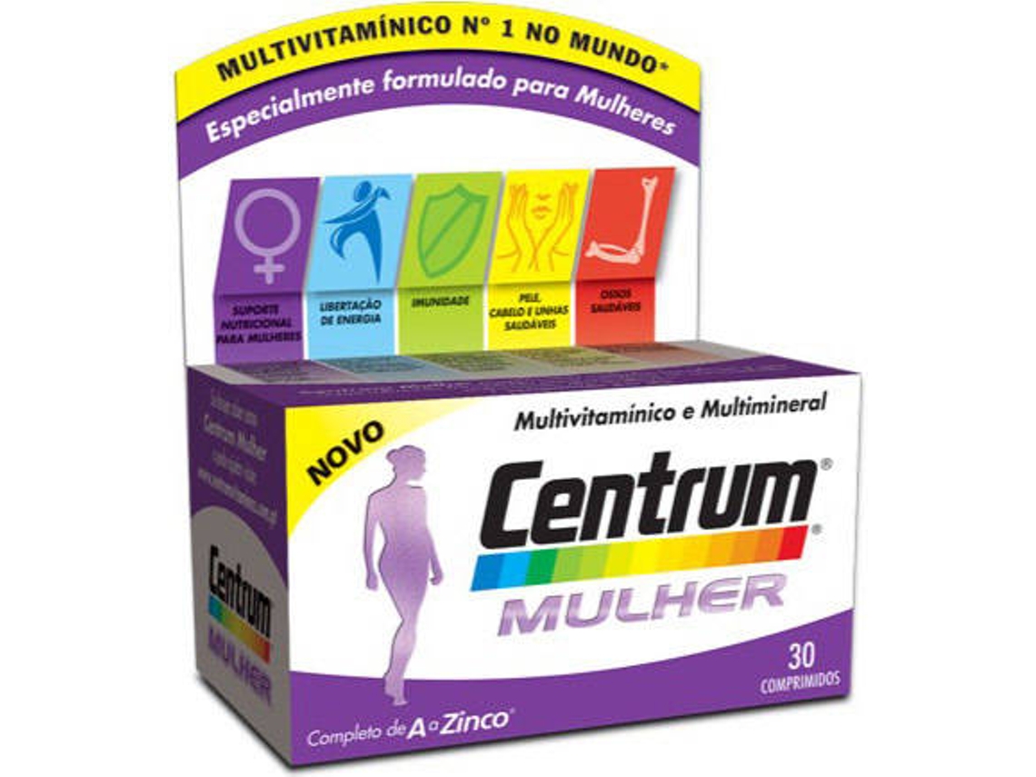 Comprimidos CENTRUM Mulher 30Un.
