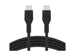 Cabo Boostcharge Flex Usb-C BELKIN Silicone Preto