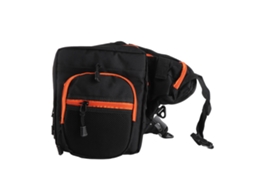 Saco de Pesca Resistente À Água com Múltiplas Bolsas Preto