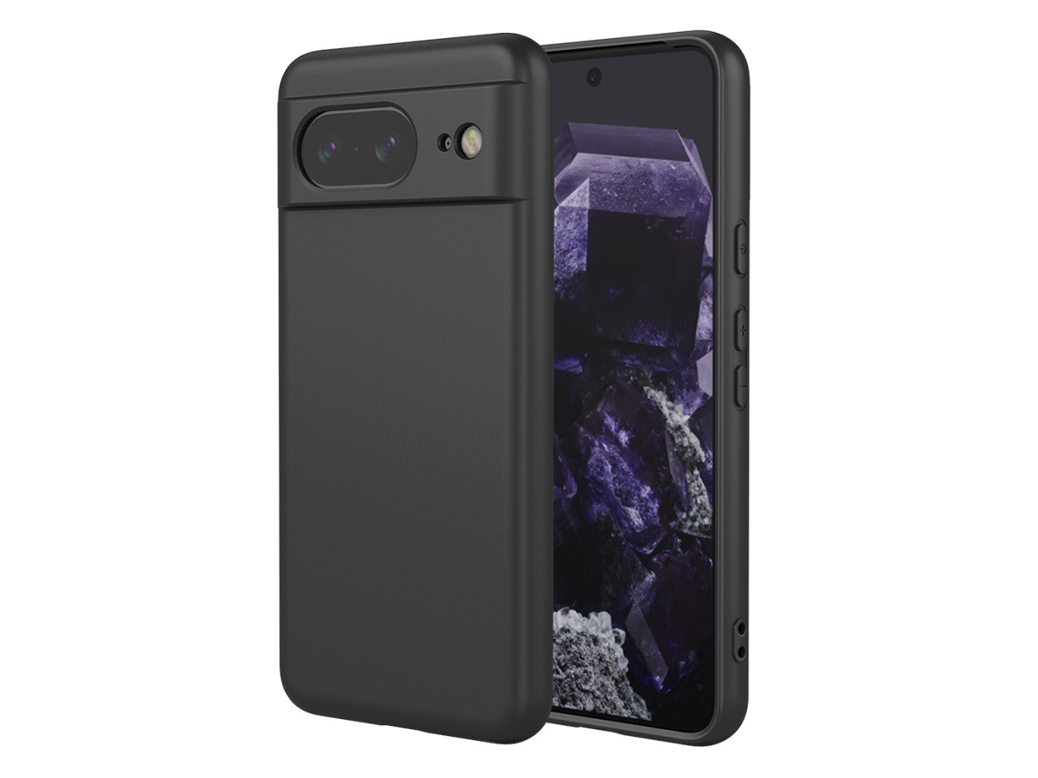 Capa Para Google Google Pixel 3a Yuysan Silicone Líquido Preto