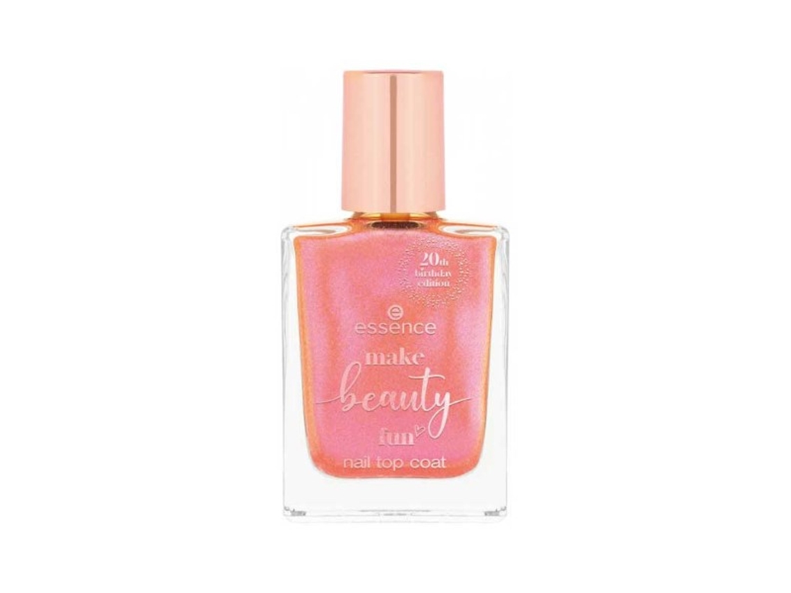Essence make beauty fun nail top coat 01 coat life with happiness!
