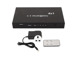 Switcher 4k EOOCOO (switch 4x1, Casco de Ferro Design)