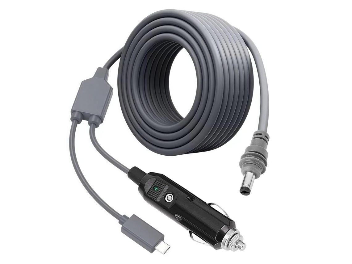Cabo De Satélite 18awg 5. Alimentação Usb-c Para Cc Mais Leve, 5,5 X
