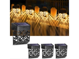 Peças De Luzes De Jardim Externas Movidas A Energia Solar Ip54 À Prova Dágua Led Branco Quente Padrão Para Jardim Pátio Quintal Aquaforge