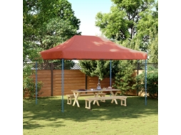 Vidaxl Tenda Para Festas Pop-up Dobrável 410x279x315 Cm Terracotta