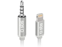 Adaptador SBS Lightning Jack 3.5mm Branco