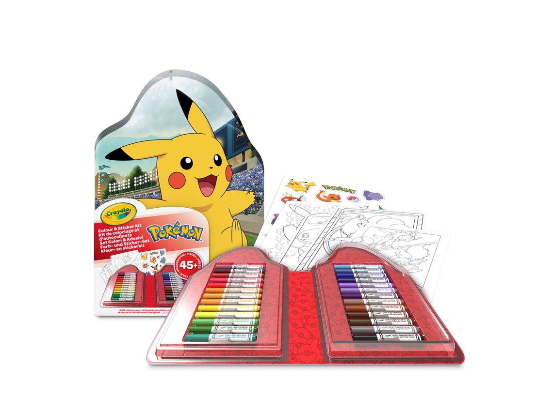 Colours Sticker Kit Pokémon Crayola