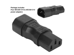 Adaptador De Energia Iec320 C14 Para C13 Padrão Universal Para Notebook Pdu Ups 4pcs