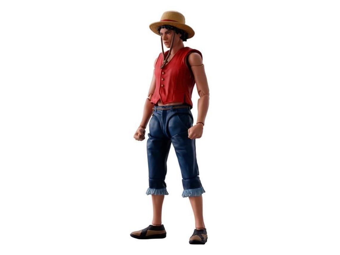 Figura De Ação One Piece S.h Figuarts Macaco D. Luffy Netflix 14 Cm Bandai Tamashii Nations