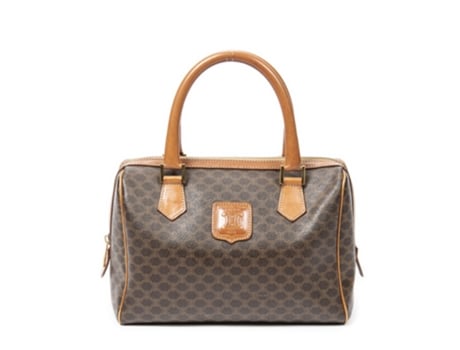 Bolsa Vintage De Mulher Celine Boston Castanho (tamanho Único)