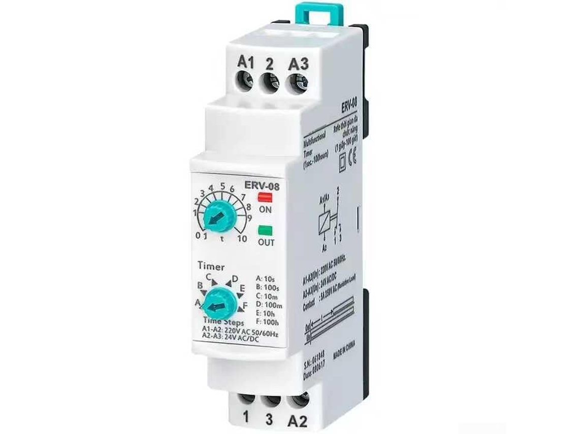 Para O Relé De Retardo Eletrônico Ajustável Dsp Erv-08 0