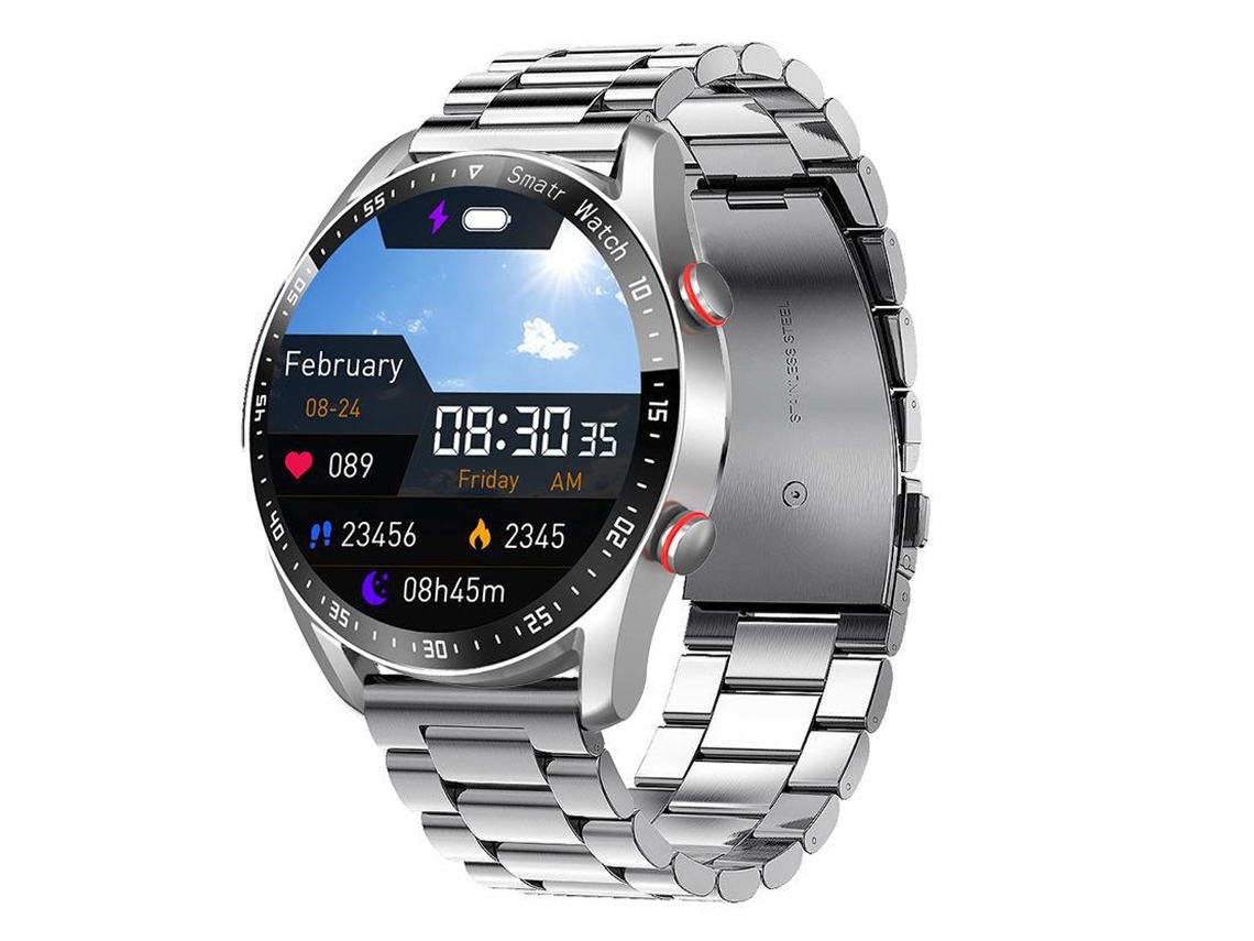 Relógio Inteligente Para Homem Com Chamada Bluetooth, Ecrã Hd 1,28, Monitor De Fitness Para Android/ios