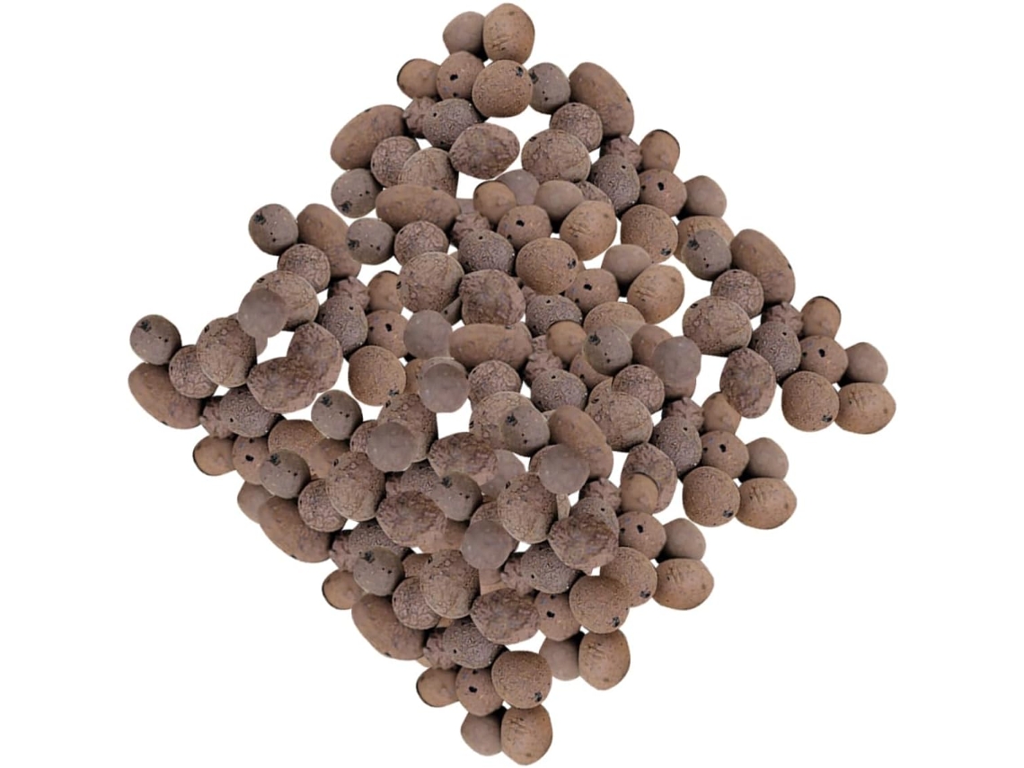 Grânulos de Argila Expandida Inoomp para Decoração de Jardins Hidropônicos, 1 Kg. Argila Cerâmica Porosa, Respirável e CHABERLU