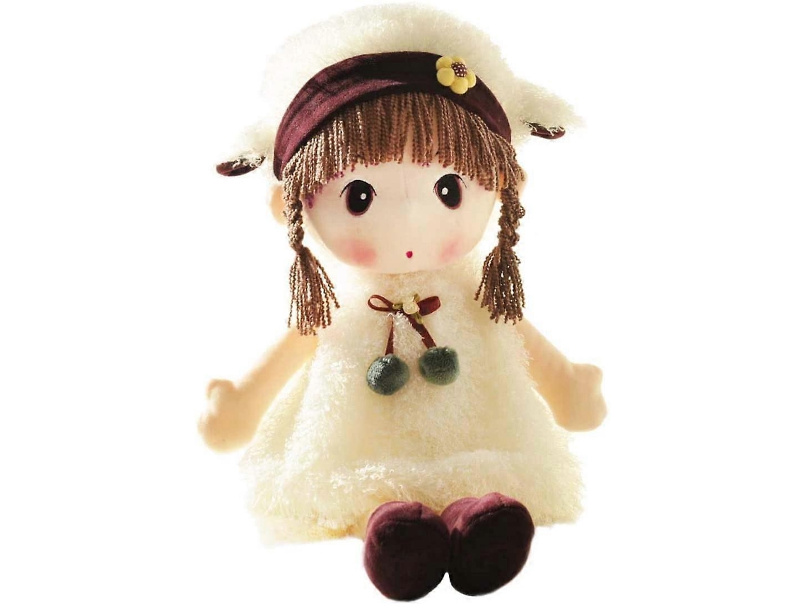 Presente Bonito Kawaii Boneca De Pelúcia De 15,7 Polegadas Para Meninas, Ótimo Presente Para Crianças Bebês E Amantes, Cor Branca