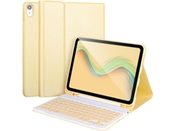 Lurelia Capa Com Teclado Bluetooth Para Ipad 9 10.2 Com Suporte Para Caneta