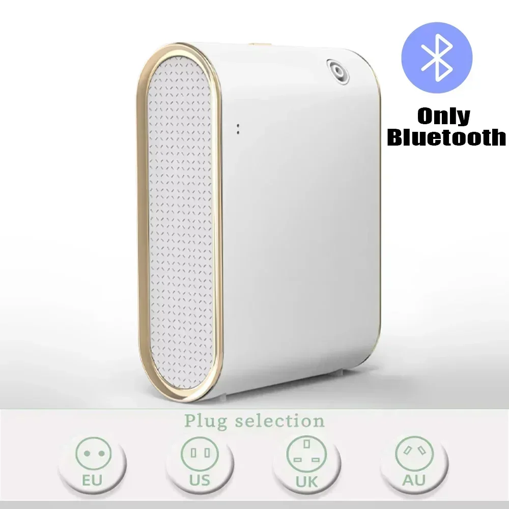 Difusor de Aromas MDUG, sem água, Bluetooth, preto