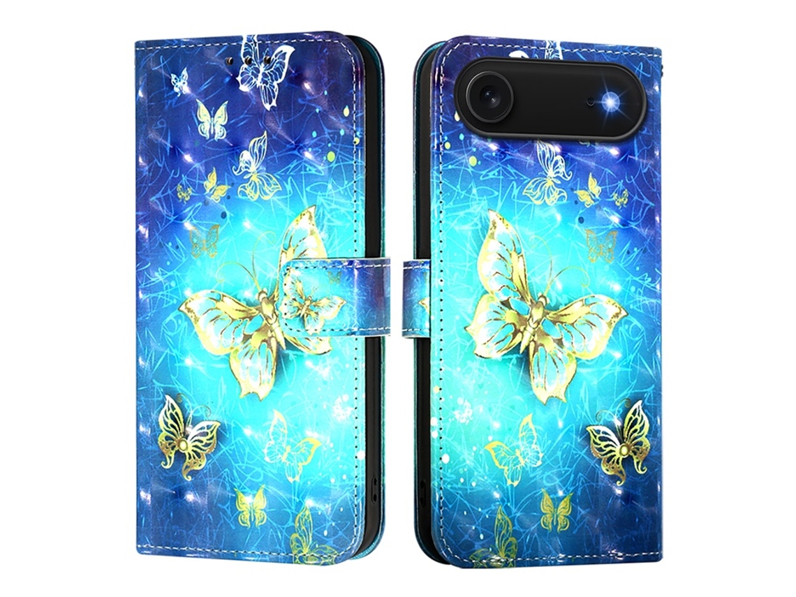 Capa Carteira Para Iphone Air Com Estampa E Alça.