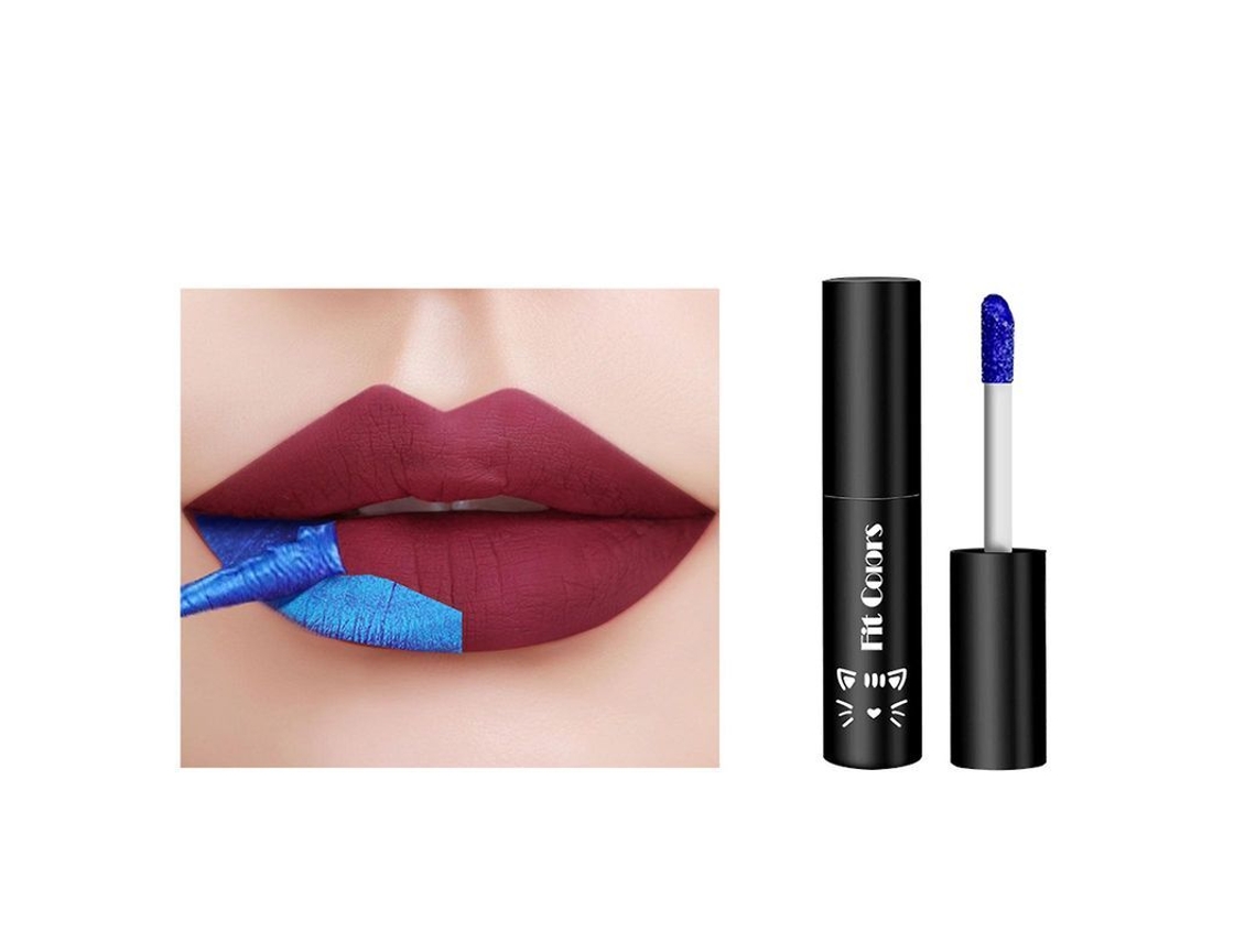 Batom Despojável Hidro Resistente e de Longa Duração, Exfoliante, Não Grudenta no Copo, Gloss Labial