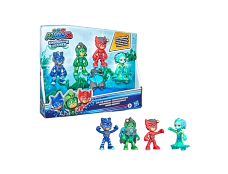 Jogo Educativo PJ MASKS Sortido de 4 Figuras (Idade Mínima: 7 Anos - 21,5 x 4,4 x 25,4 cm)