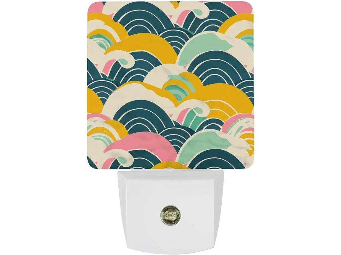 Luminária Noturna Retrô Japonesa Com Sensor Led, Luz Noturna Branca Quente Suave Banheiro, Quarto E Cozinha