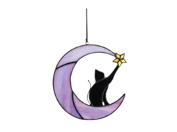 Brinco de gato acrílico Duas Faces Baok-decoração para Janela, Festa, Aniversário, Aniversário, Casamento 16