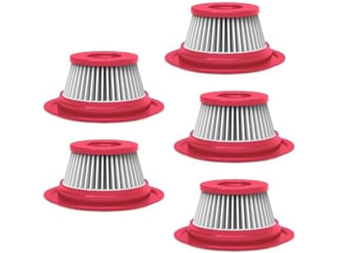 Conjunto De 5 Filtros Hepa Laváveis, Projetados Para Aspiradores Pó
