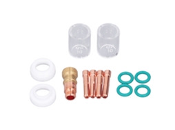 Kit De Acessórios Para Soldadura Tig Com 13 Peças: Copo De Vidro, Conector, Pinça De Eletrodo Para Wp 17 18 26