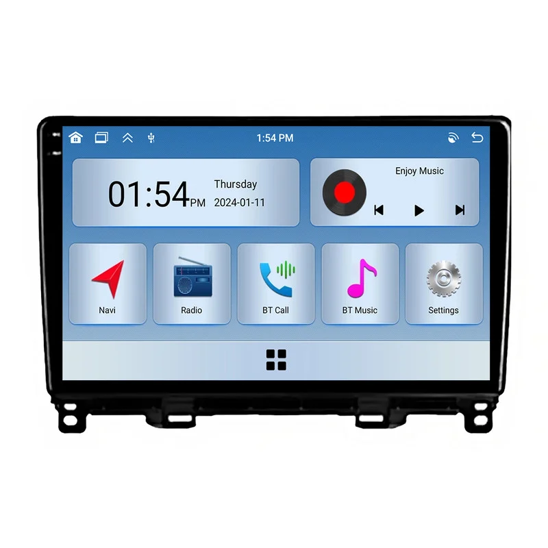 Som Automotivo Multimídia Szsmart 6gb Ram 128gb Rom Carplay Para Honda Jazz Fit 4 2020 2024 Carro Rádio Bluetooth Gps Navegação
