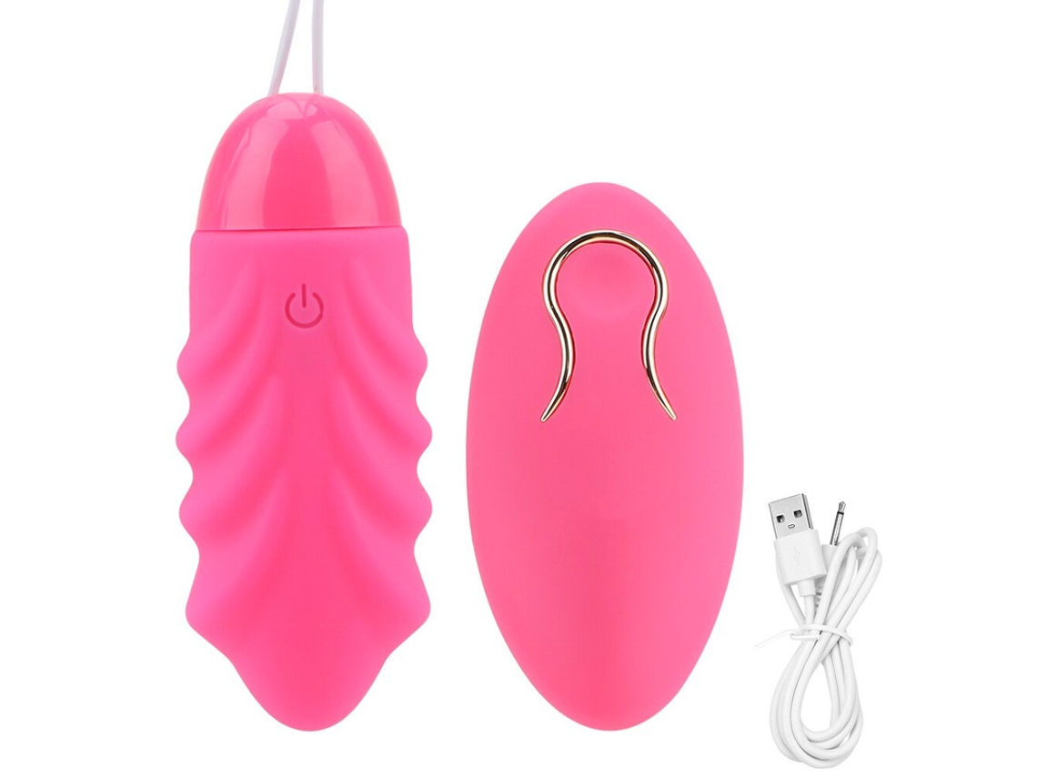 Vibrador De Ovo De Controle Remoto Sem Fio Com 10 Modos Para Mulheres (rosa)